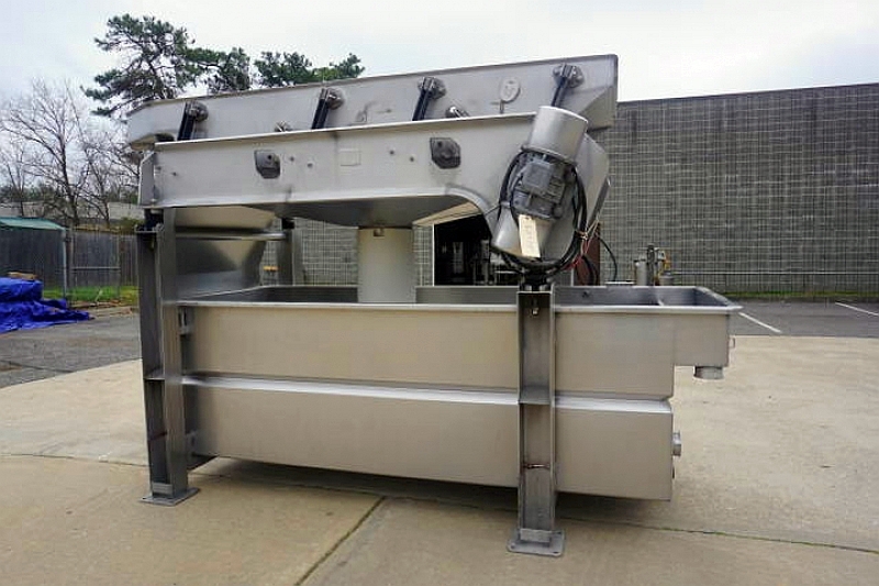 Used Stainless Steel Dewatering Shaker Screen Feeder For Sale USA